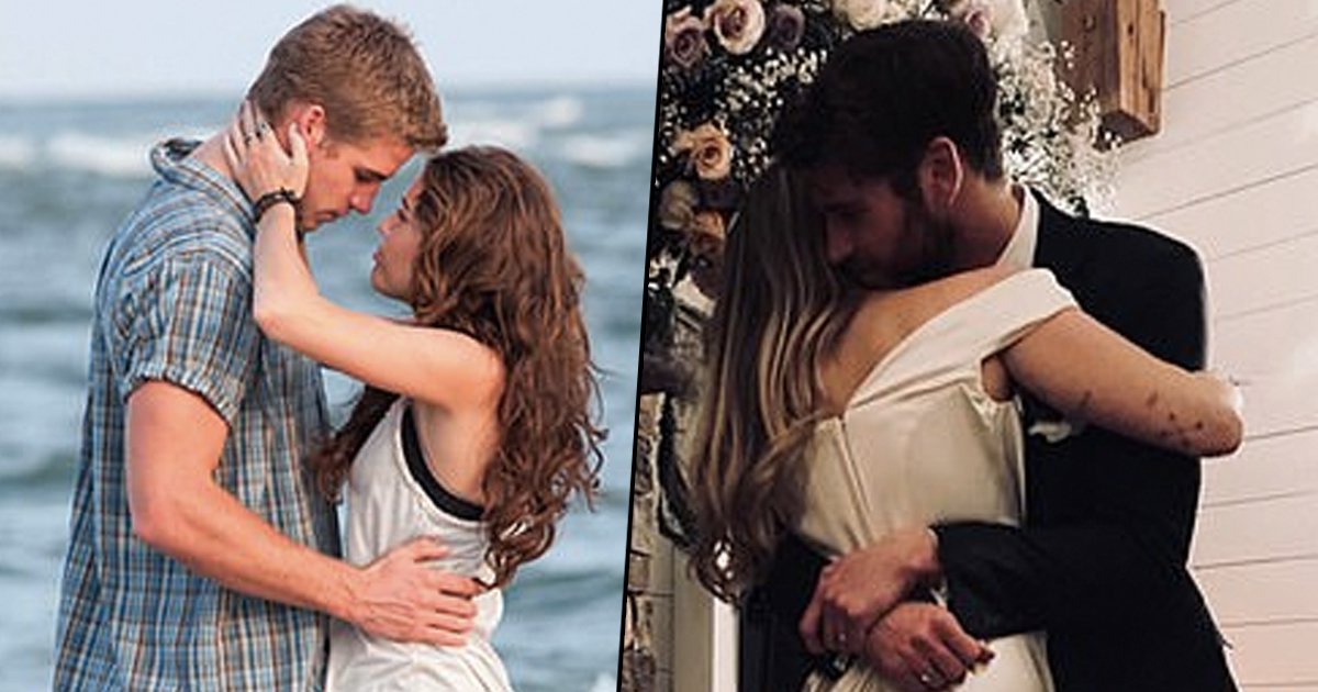 Fan Theories Suggests The Wedding Pictures Of Miley and Liam Resemble From The Scenes Of 'The Last Song'