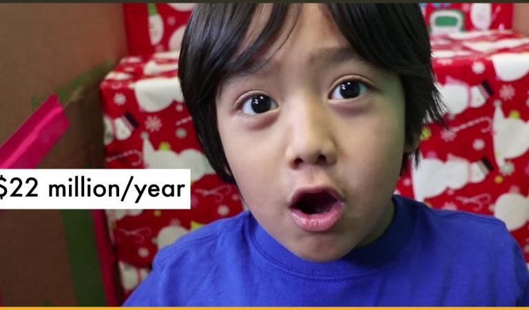 7-Year-Old Kid Became The Highest Paid YouTube Creator Of The Year