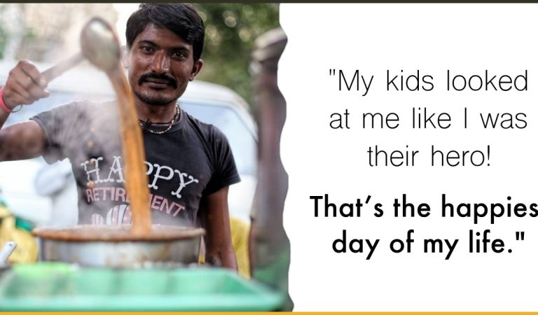 This Tea Seller Took His Family First Time To McDonald’s And Their Reaction Is Priceless