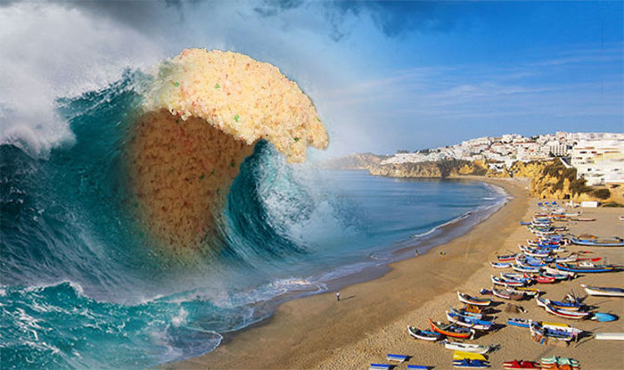 Giant Rice Wave Turned Into Funny Photoshop Battle