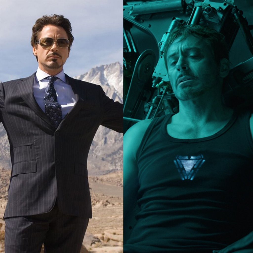 Marvel Studios #10YearChallenge With Avengers Cast