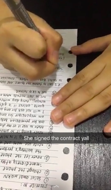 10-Year-Old Signed A Contract With Family To Get iPhone