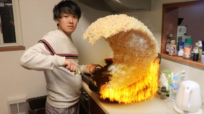 Giant Rice Wave Turned Into Funny Photoshop Battle