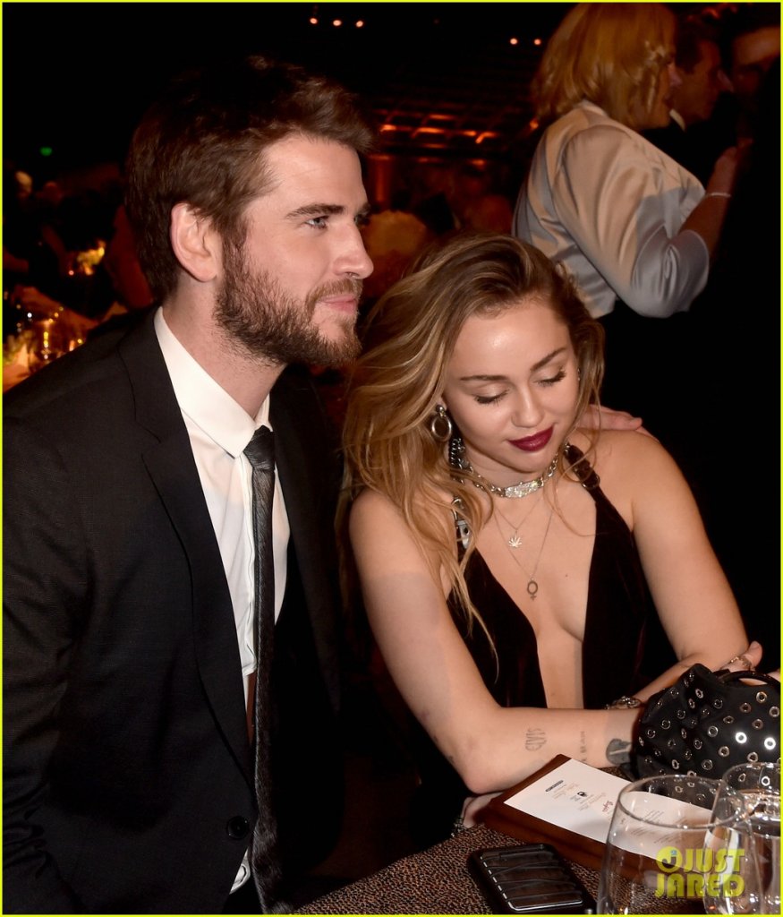 Miley Cyrus & Liam Hemsworth's First Public Appearance