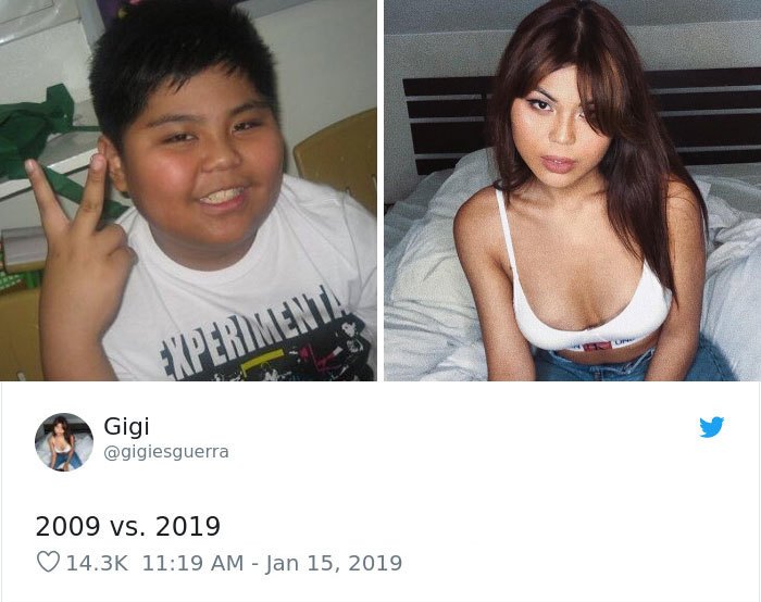 The Most Unrecognizable Pictures Of #10YearChallenge