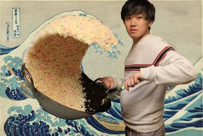 Giant Rice Wave Turned Into Funny Photoshop Battle