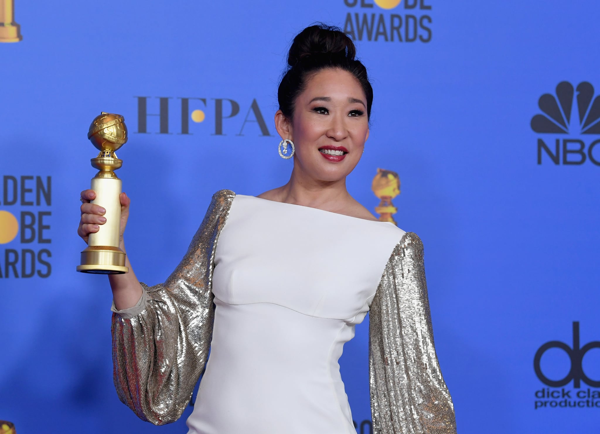Golden Globes Winner Sandra Oh Thanks Her Parents in Korean