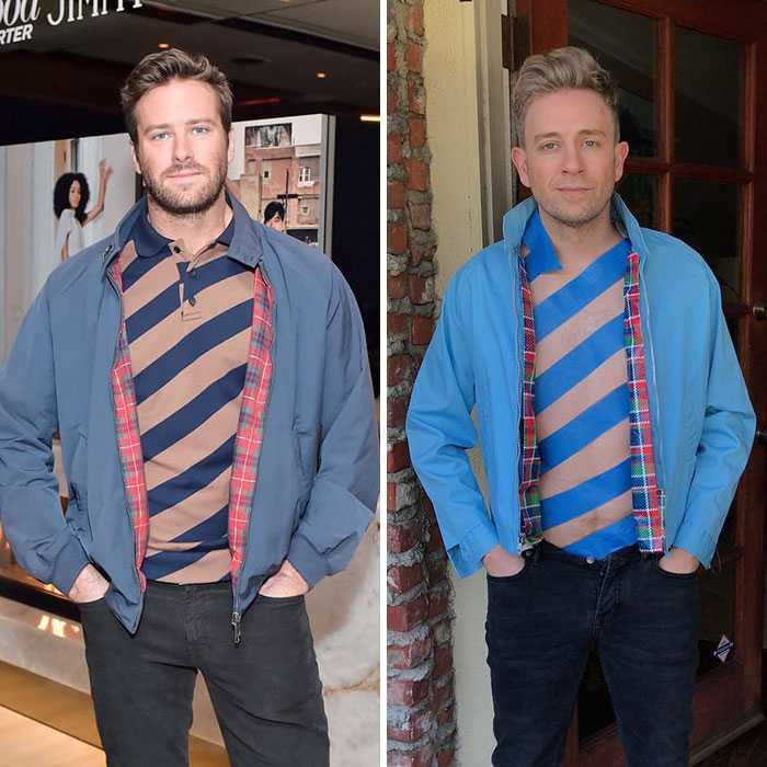 These Pictures Of Tom Lenk Recreating Celebrities Weird Costumes Are Hilarious