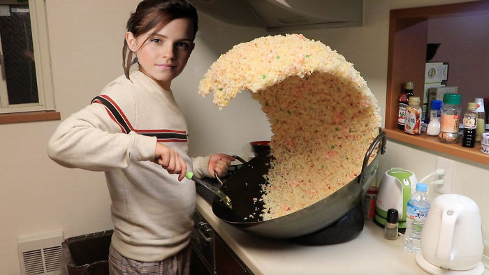 Giant Rice Wave Turned Into Funny Photoshop Battle