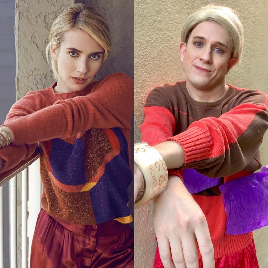 These Pictures Of Tom Lenk Recreating Celebrities Weird Costumes Are Hilarious