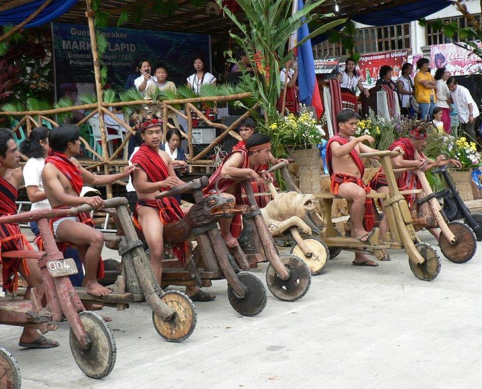 tribesmen handcrafted wooden bikes