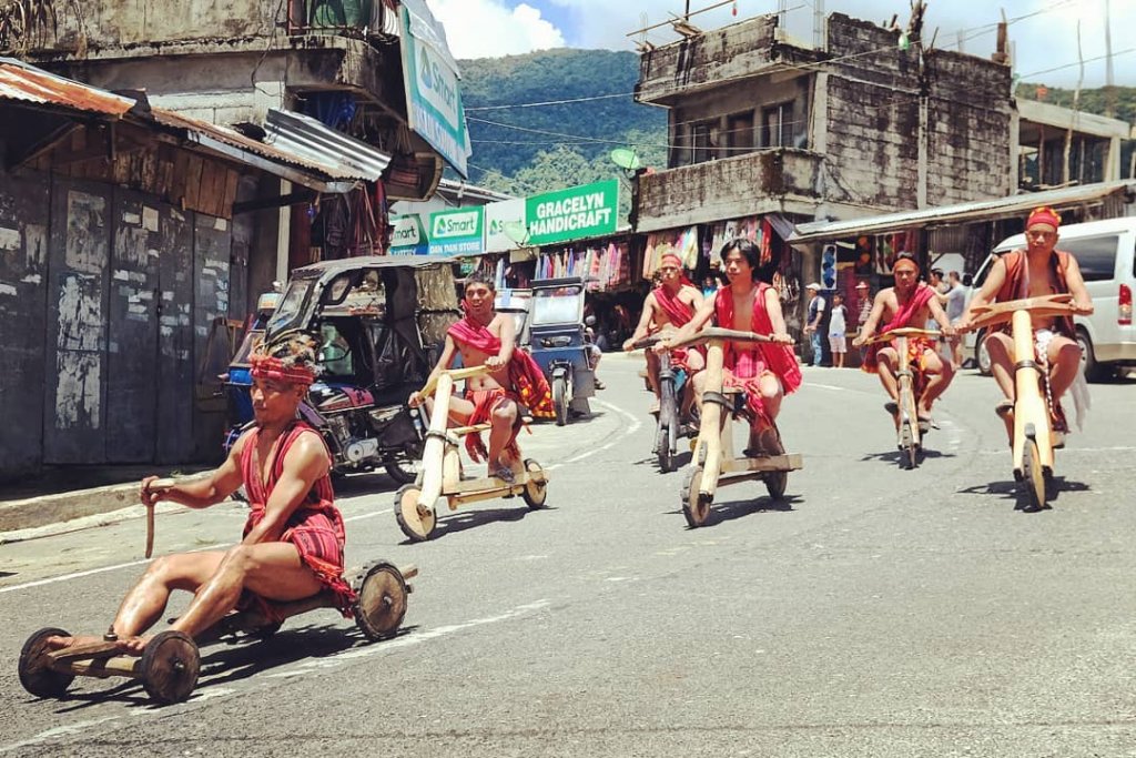 tribesmen handcrafted wooden bikes