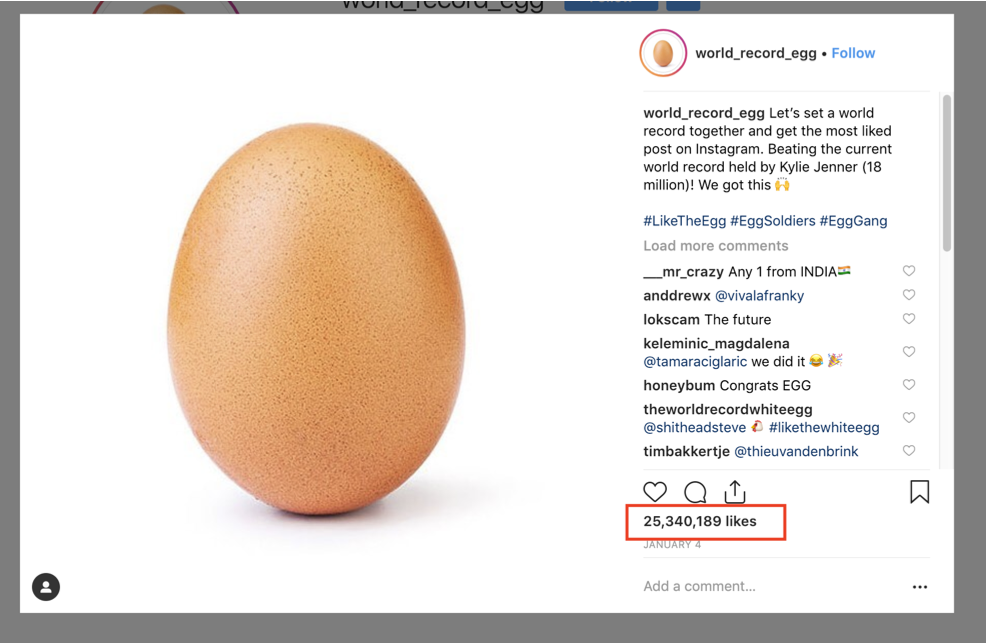 kylie jenner, egg account, video