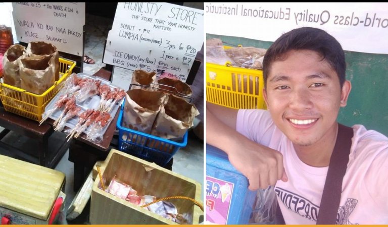 Student Opens An Honesty Store In His College To Earn While Studying