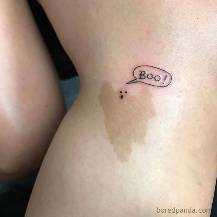 tattoo artist, scars and birthmarks