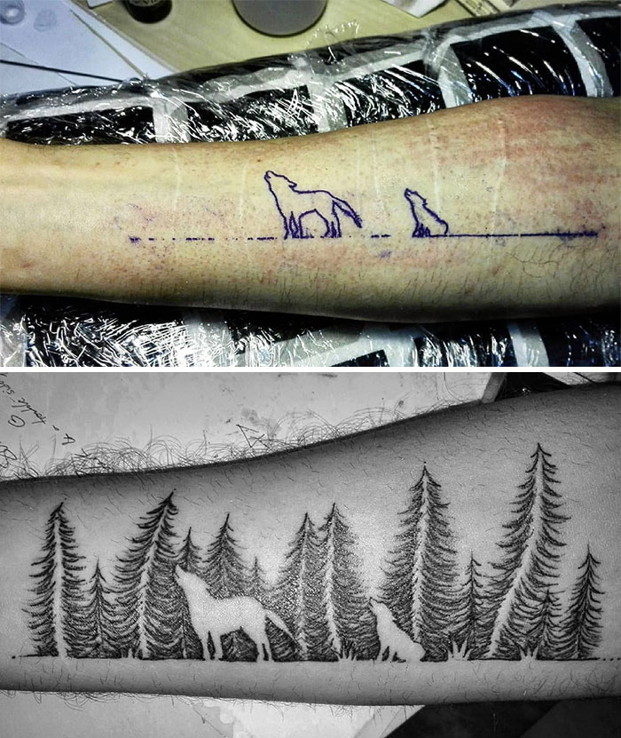 tattoo artist, scars and birthmarks