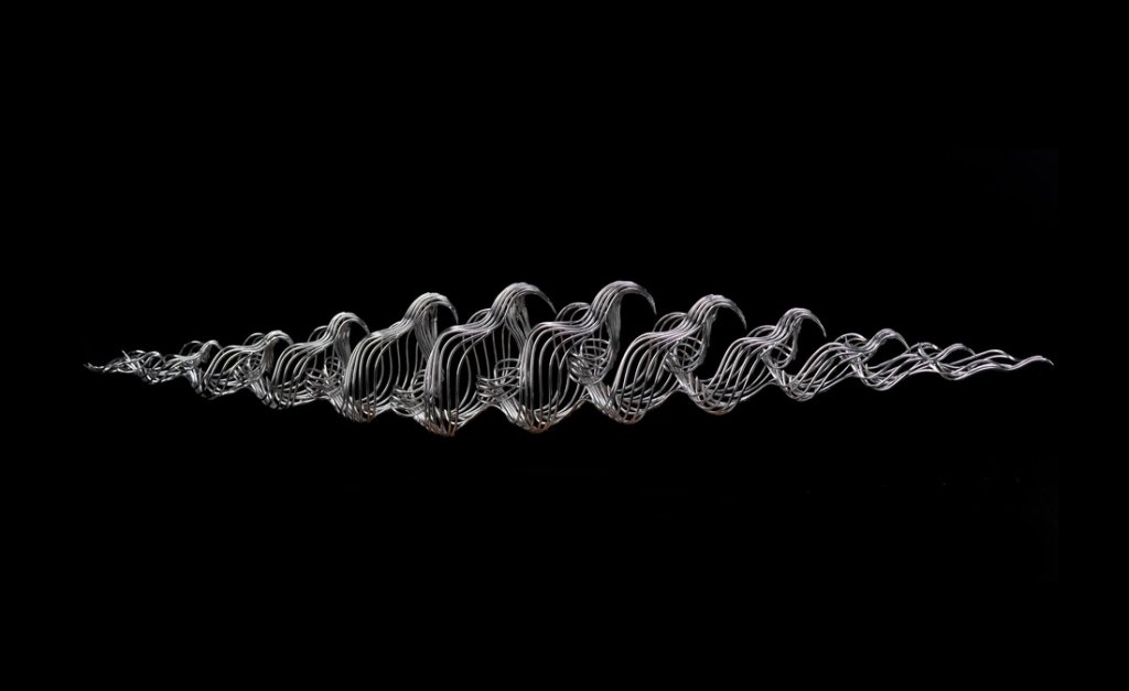 Artist Creates Beautiful Sculptures Twisting Steel Wires