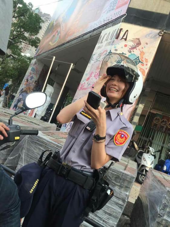 police officer, beautiful