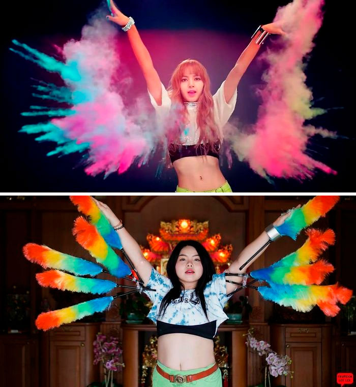 Pictures Portray Thai Model Creating Cosplay Recreations of Celebrities At A Very Low Cost