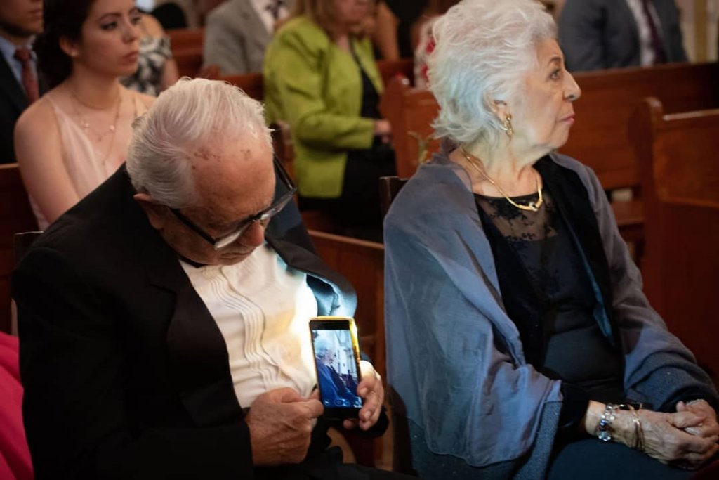 The Story Behind The Viral Picture Of An Elderly Couple At A Wedding