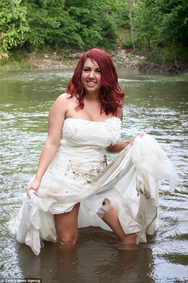 Woman Has A Divorce Photoshoot And Sets Her Wedding Dress On Fire