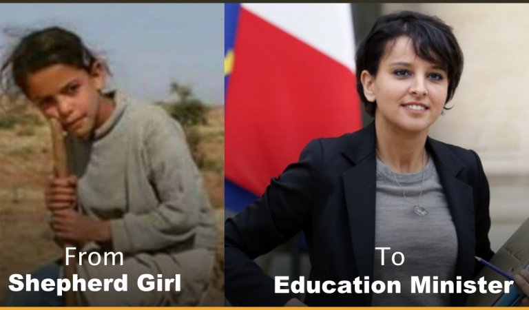 Inspiring Story Of Najat Belkacem, From Being A Shepherd Girl To The Education Minister Of France