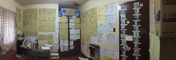 Brother Shares Pictures Of Room Full Of Notes Of The Topper Of the Architecture Board Exams 