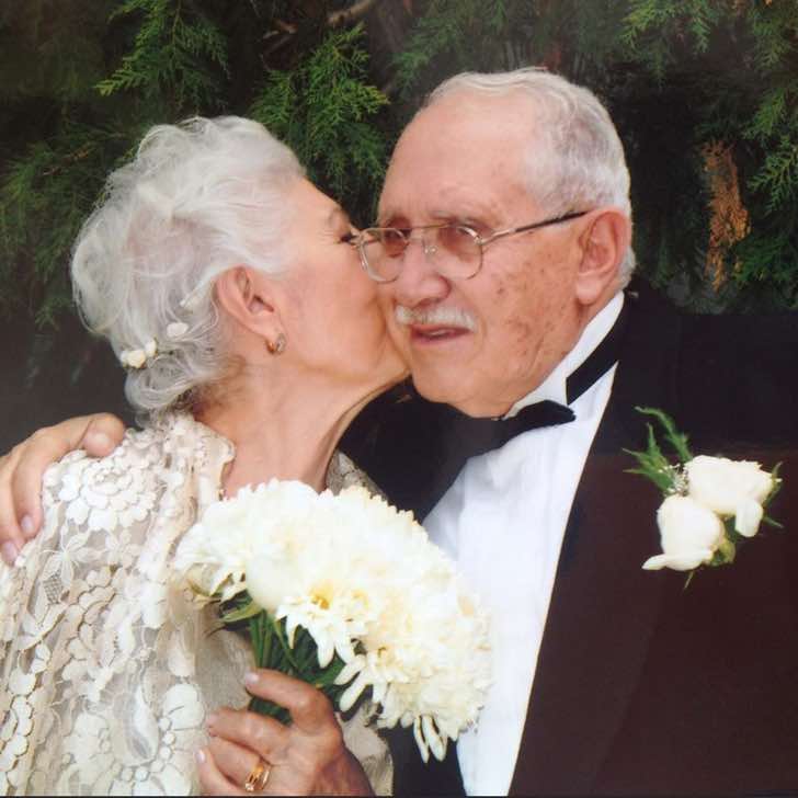 The Story Behind The Viral Picture Of An Elderly Couple At A Wedding