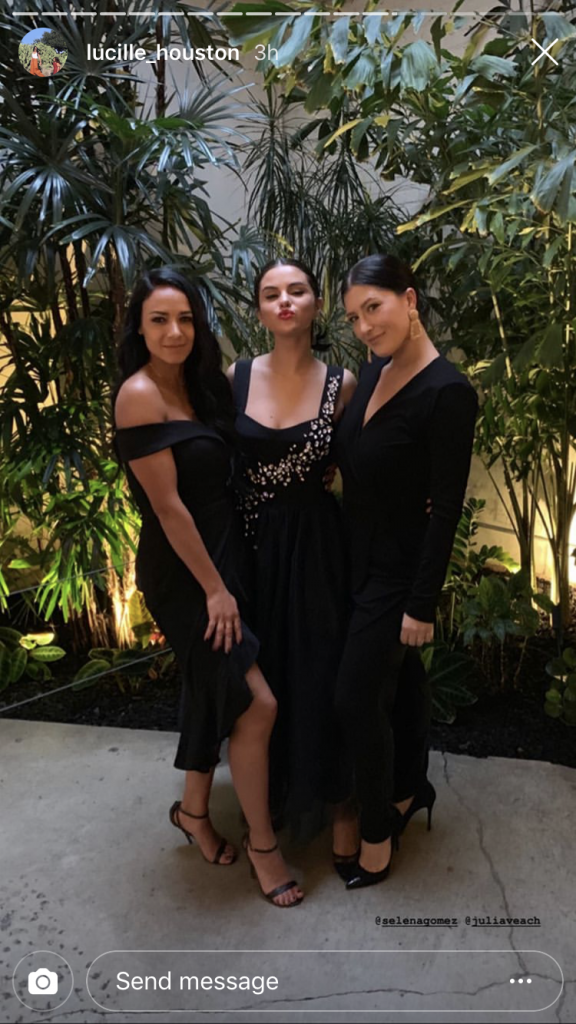 Selena Gomez Looked Gorgeous And Glamourous In Black Gown As She Attended Wedding Of Her Bff