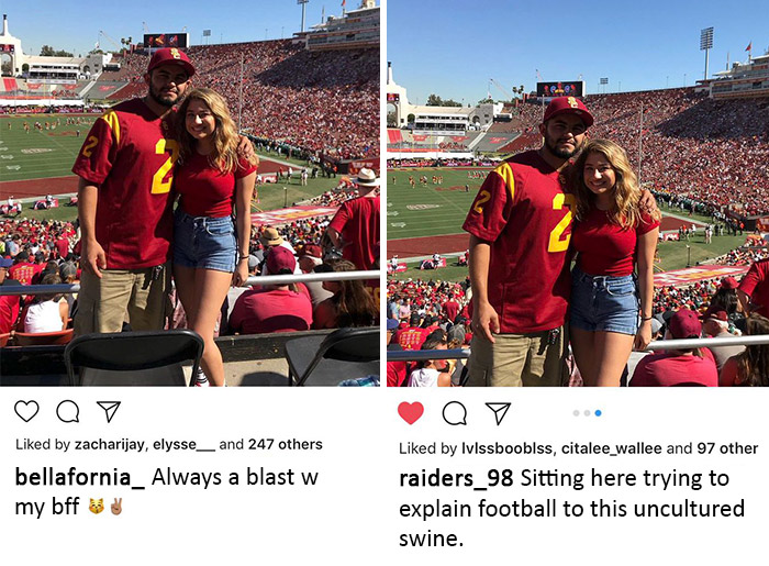 9 Couples Shared Same Pictures With Different Captions and The Result Is Hilarious