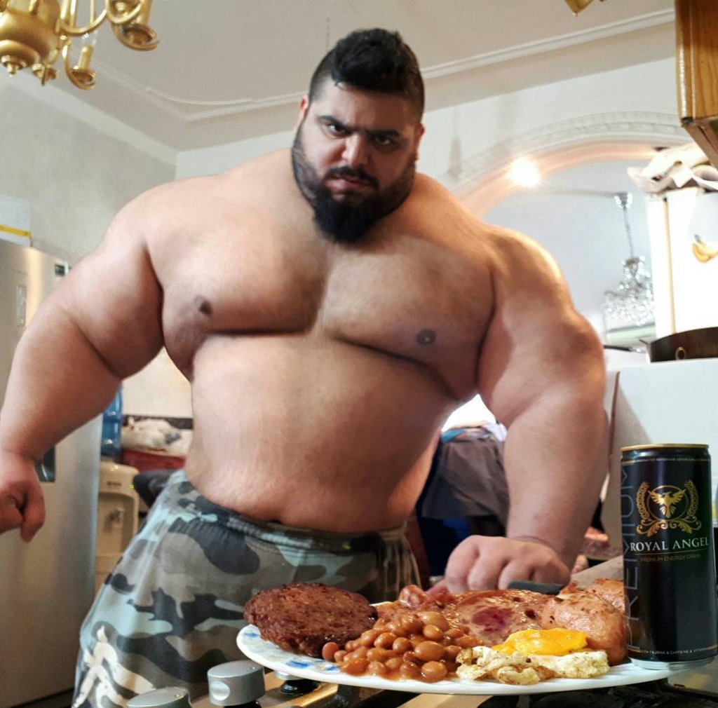 Here Is What This Iranian Hulk Eats To Look Like The Super Hero Hulk