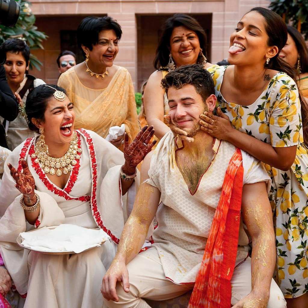 Superwoman, Lilly Singh Showed No Mercy To Nick Jonas During Haldi Ceremony, See Pics!