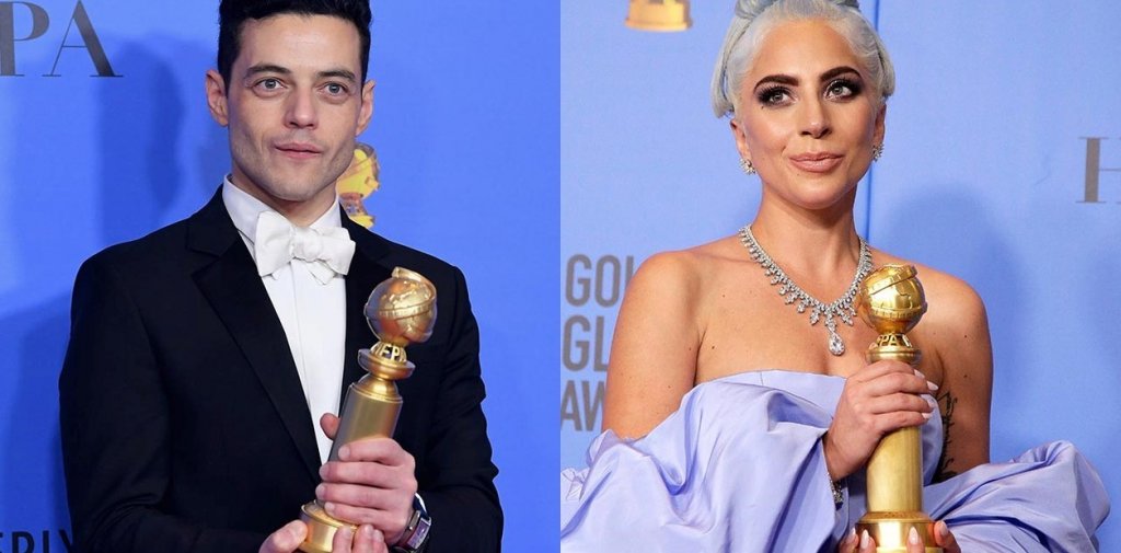 Lady Gaga Fixes Bow tie Of Rami Malek At The Oscars And Won Everybody's Hearts