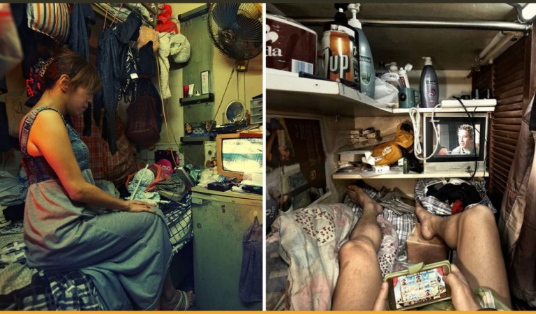 Photos Reveal The Living Conditions Of People Living Inside ‘Coffin Cubicles’ In Hong Kong