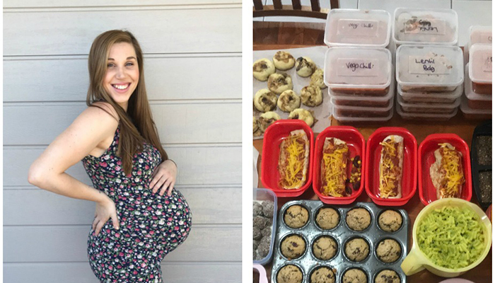 Pregnant Mommy Cooked 152 Meals & 228 Snacks Before Delivery So That She Can Rest Later