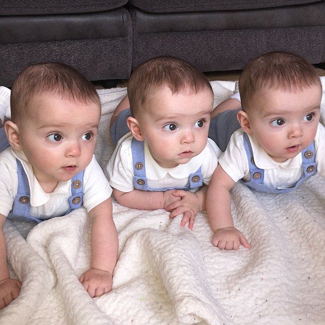 Identical Triplets and they are Adorable