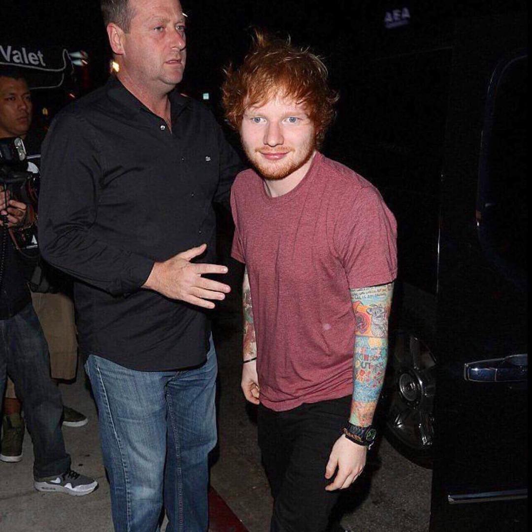 Ed Sheeran's Bodyguard Trolled Him By Posting His Pictures With The Wittiest Captions