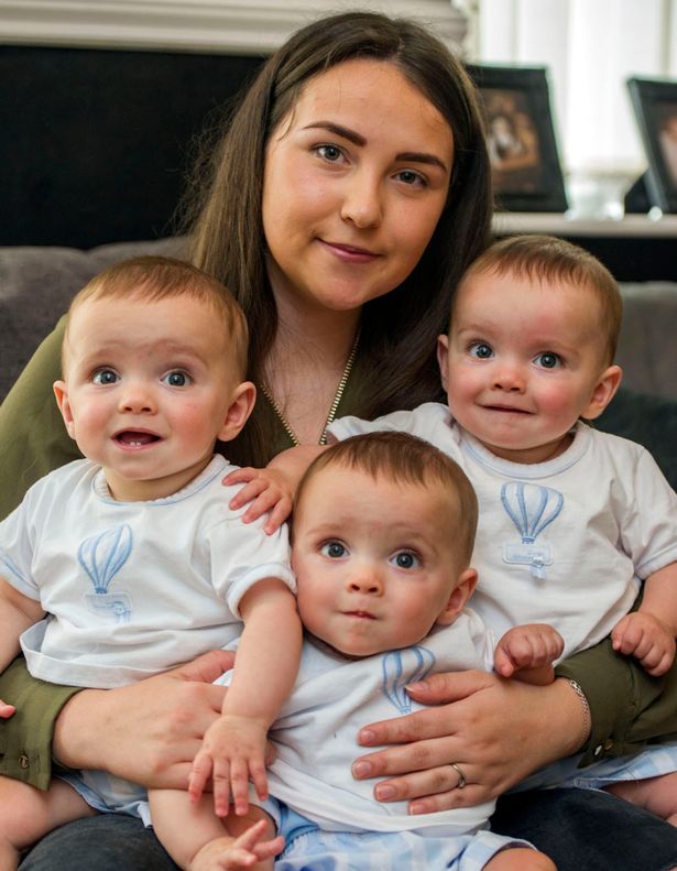 Identical Triplets and they are Adorable