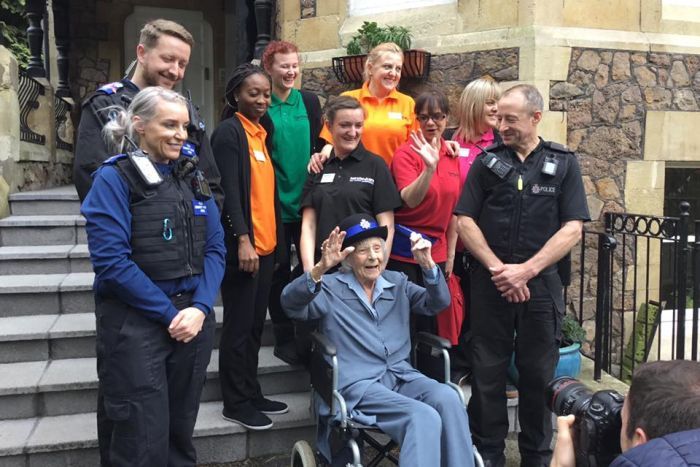 uk police made this old woman's wish come true of being arrested