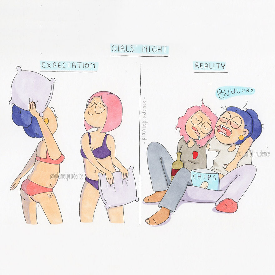 Funny And Relatable Illustrations Of Being A Woman