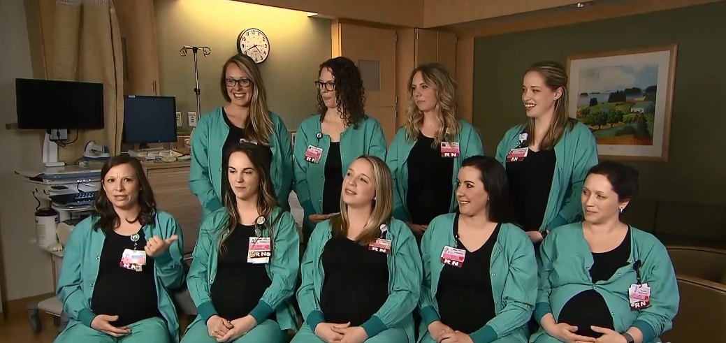 Baby Boom! 9 Delivery Nurses Of This Hospital Are Pregnant At The Same Time