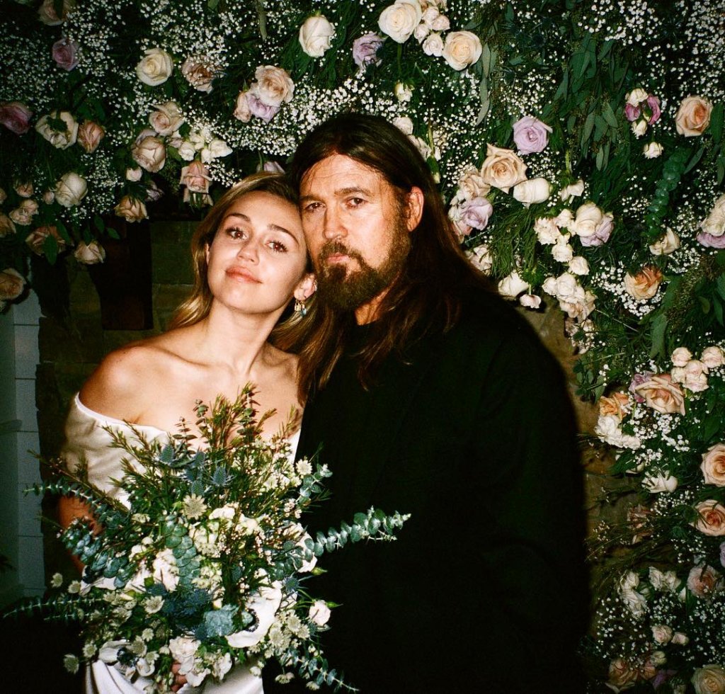 Miley Cyrus's Pictures Are The Craziest Poses A Bride Could Flaunt