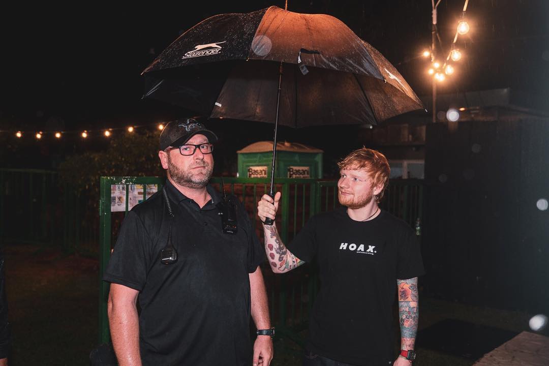 Ed Sheeran's Bodyguard Trolled Him By Posting His Pictures With The Wittiest Captions