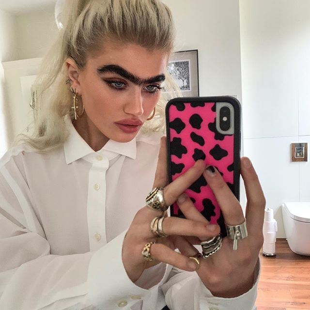 This Model Receives Death Threats Over Her Unibrows