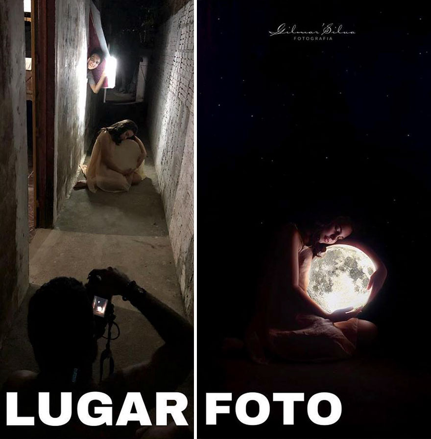 Photographer Reveals The Secret By Sharing The Backstage Of His Photos 