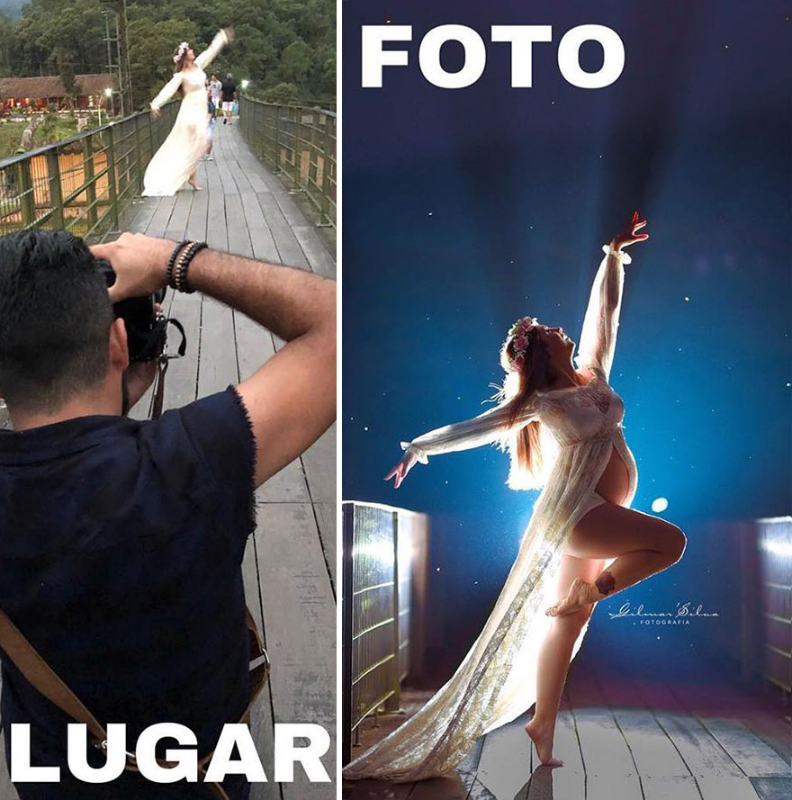 Photographer Reveals The Secret By Sharing The Backstage Of His Photos 