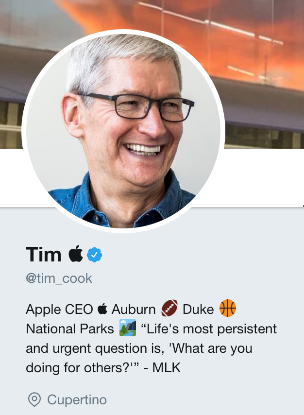 Tim Cook Changes His Name On Twitter After Donald Trump Referred Him As 'Tim Apple'