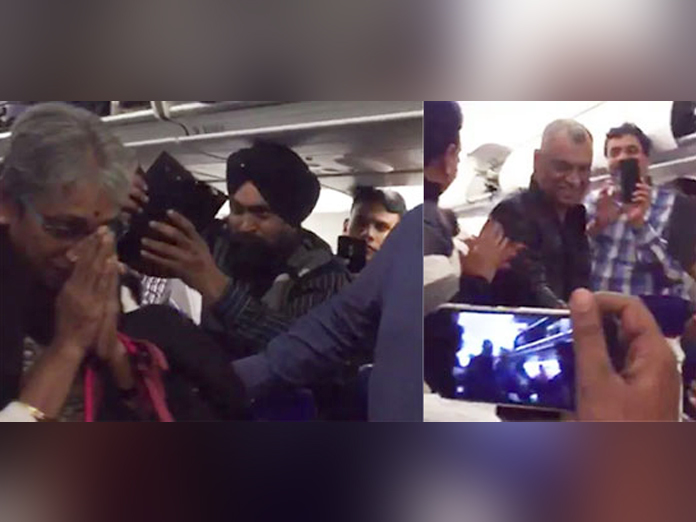 IAF Pilot Abhinandan's Parents Receive Standing Ovation From Co-passengers On Their Flight To Delhi