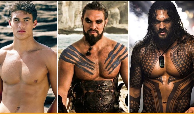 Pictures Showing Stunning Transformation Of Jason Momoa From Age 13 To 39