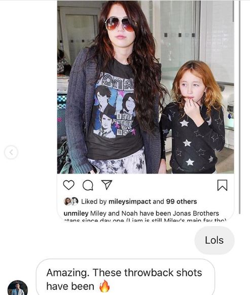 Miley Cyrus Shared Chat Screenshot With Ex Nick Jonas And Priyanka Chopra Reacted On Her Post